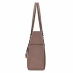 Bagria Women's Leather Tote Handbag - Taupe - Image 4